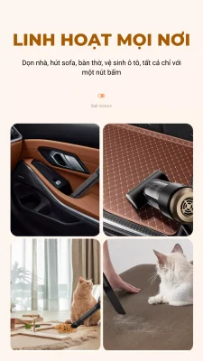 Máy hút bụi không dây cho ô tô