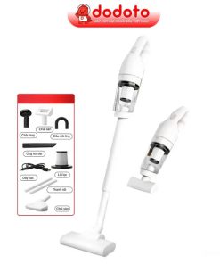 Máy hút bụi cầm tay dodoto LT113CG không dây mini lực hút 20.000Pa – Hút giường nệm, ô tô, đa năng