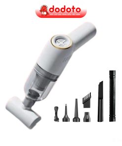 Máy hút bụi cầm tay không dây dodoto – Lực hút 25.000Pa, hút giường nệm, ô tô, bảo hành 24 tháng